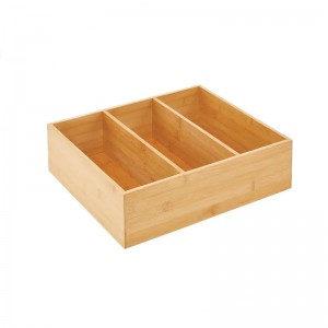 Gabinete de cocina de caja de almacenamiento de bambú