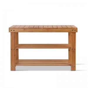 Arcta de bambú de zapatos Organización de calzado tapizado de calzado Tapiche Almacenamiento de entradas