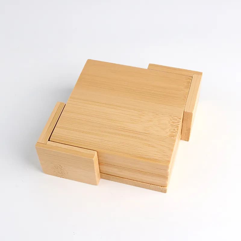 Bamboo Square Coaster Bar Bar Decoration Coaster